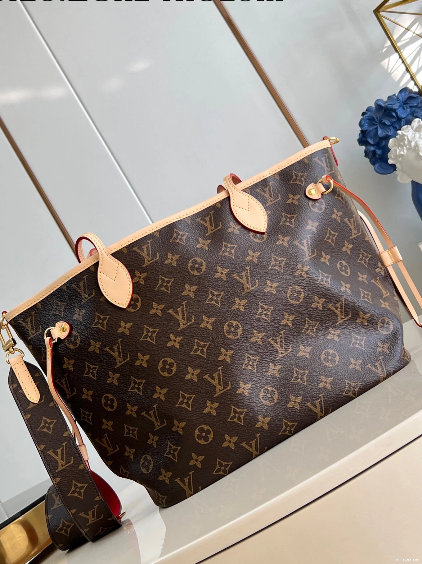 AAA Replica Ru Vuitton Neverfull Out Inside Bandoulière Louis MM-31*28*14cm 0709